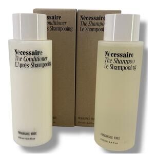 Necessaire Scalp Duo Hyaluronic Acid Shampoo Conditioner Fragrance Free 8.4 oz